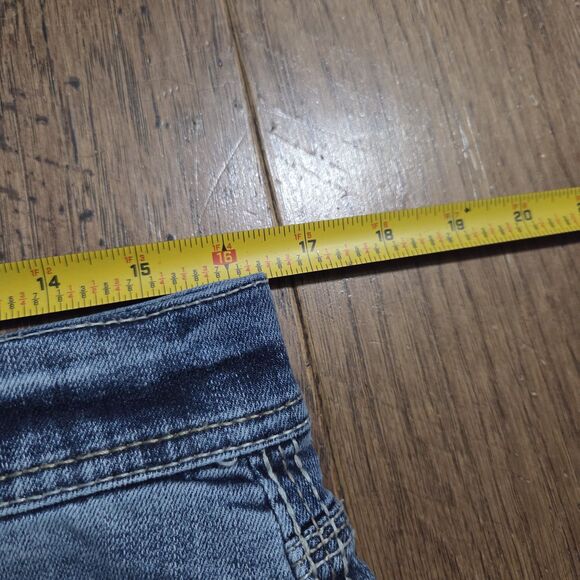 BKE Jeans Mens 32x32 Blue Jake Straight Light Wash Mid Rise Stretch Denim - Picture 7 of 8